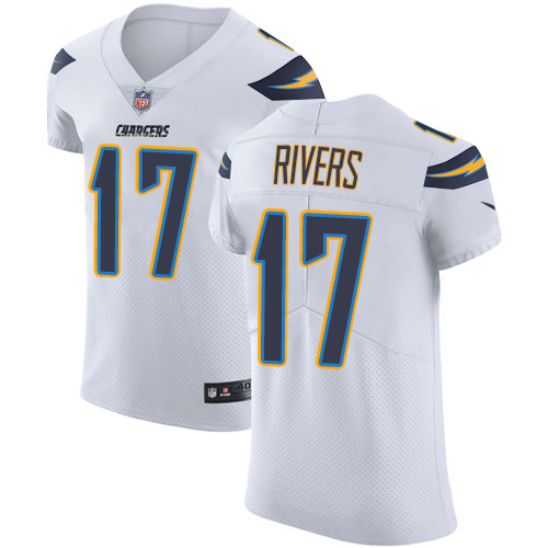 Nike Chargers #17 Philip Rivers White Men's Stitched NFL Vapor Untouchable Elite Jersey